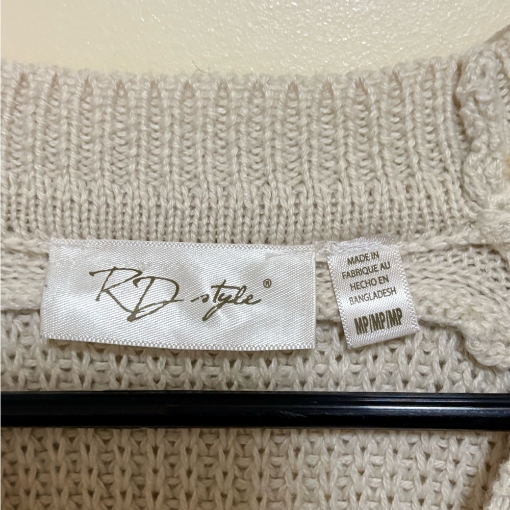 RD Style Cream Sweater - Picture 8 of 8